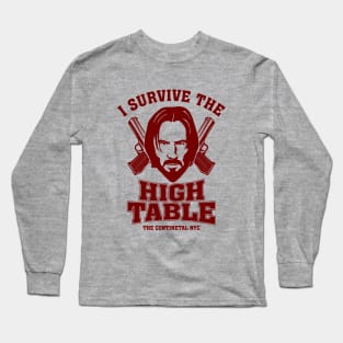 John Wick - I Survive The High Table Long Sleeve T-Shirt